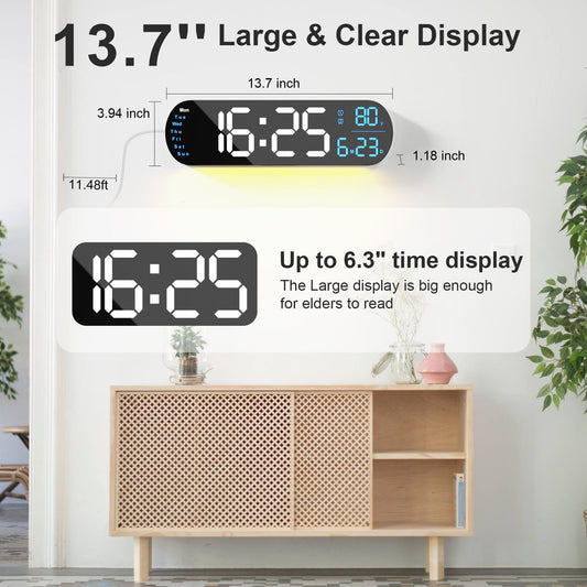 TimeMate Pro LED Wall Clock